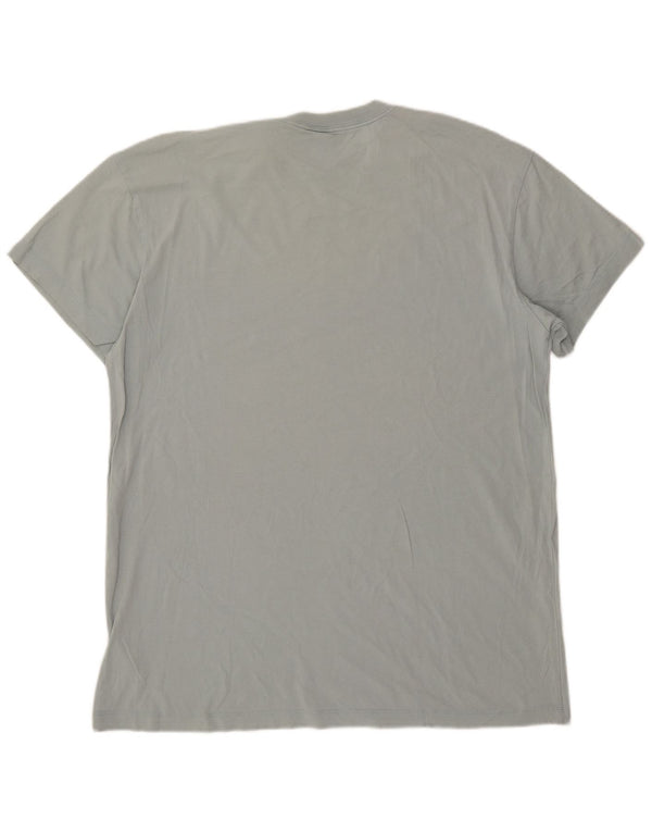 Nike grafisk t-shirt top til mænd, stor blå bomuld