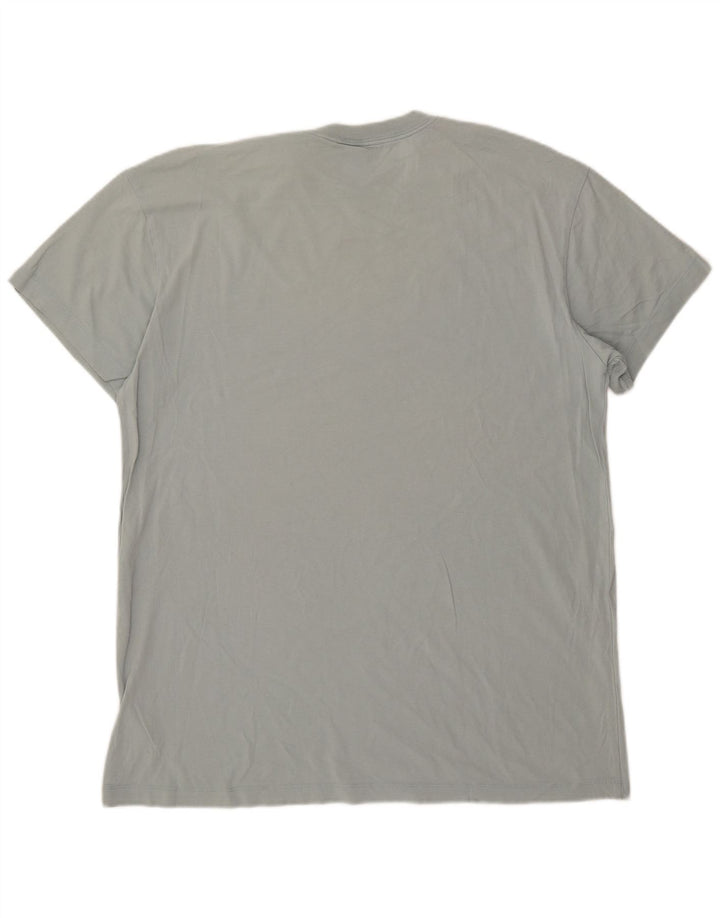 Nike grafisk t-shirt top til mænd, stor blå bomuld