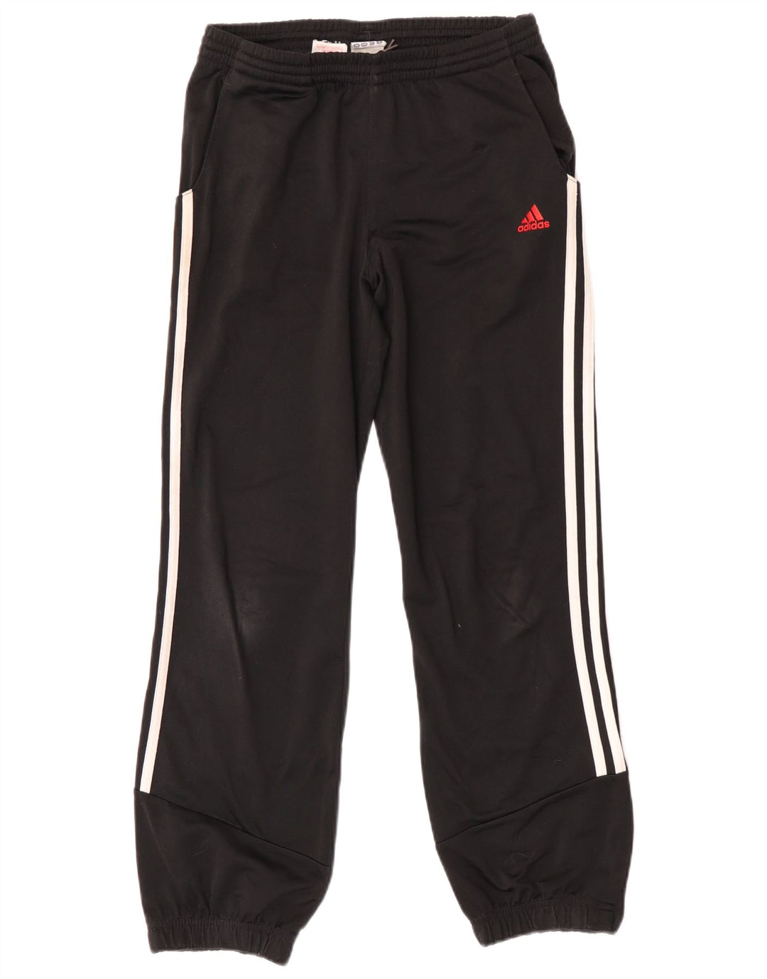Adidas Drenge Træningsdragt Bukser Joggers 11-12 År Sort Polyester
