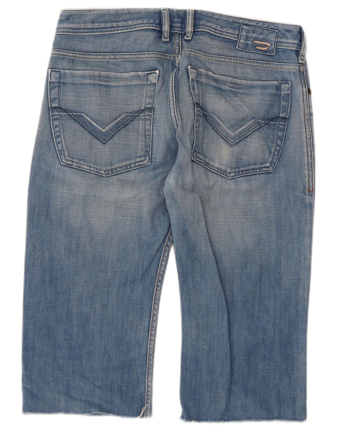 Diesel Herre Denim Shorts W30 Medium Blue Bomuld