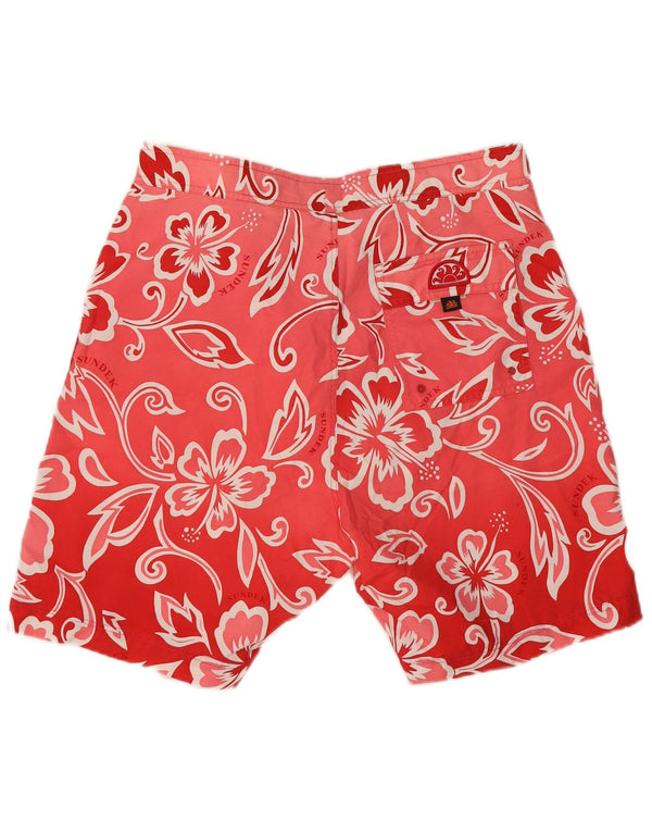Sundek Herre badeshorts Large Pink Floral