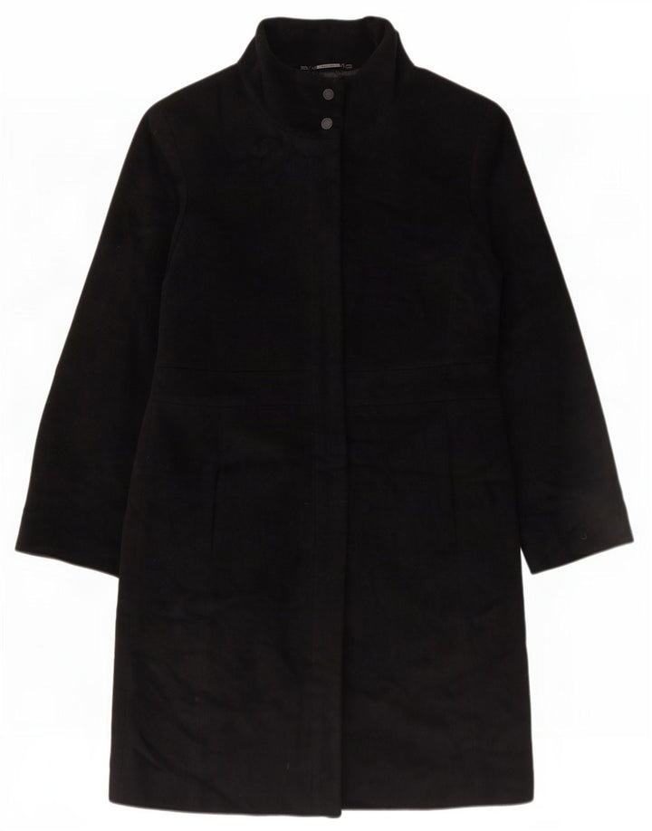 Calvin Klein Dame Overfrakke US 6 Medium Black Angora