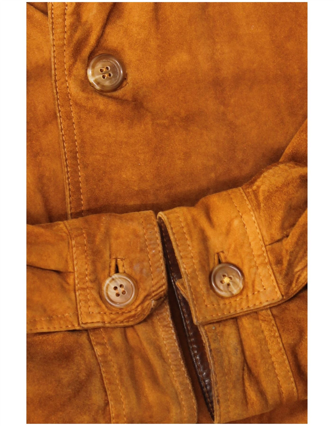 Kapraun Herre Ruskind Bomber Jacket UK 42 XL Brun