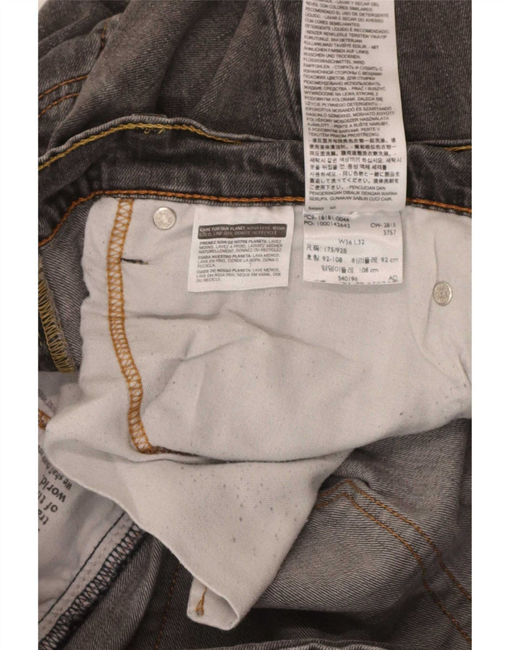 Levi's Herre 541 Slim Jeans W36 L32 Grå Bomuld