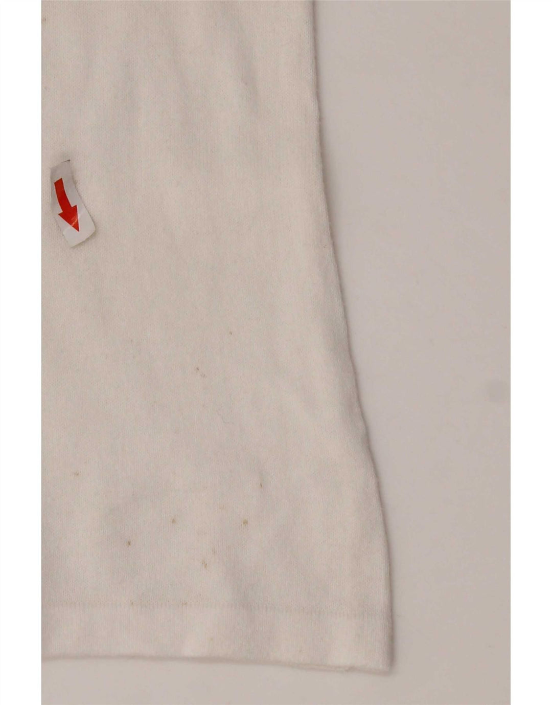 Benetton Dametop Langærmet UK 14 Medium White