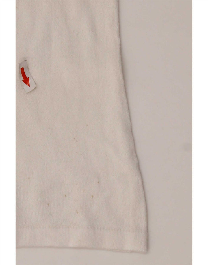 Benetton Dametop Langærmet UK 14 Medium White