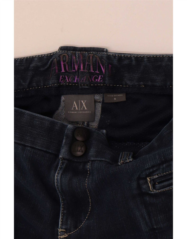 Armani Exchange Dame Bootcut Jeans US 6 Medium W28 L32 Navy Blue