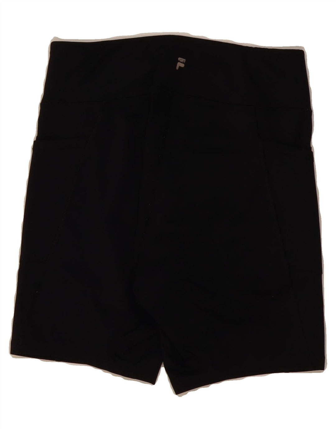 FILA Womens Sport Shorts UK 12 Medium  Black Polyester Vintage Fila and Second-Hand Fila from Messina Hembry 