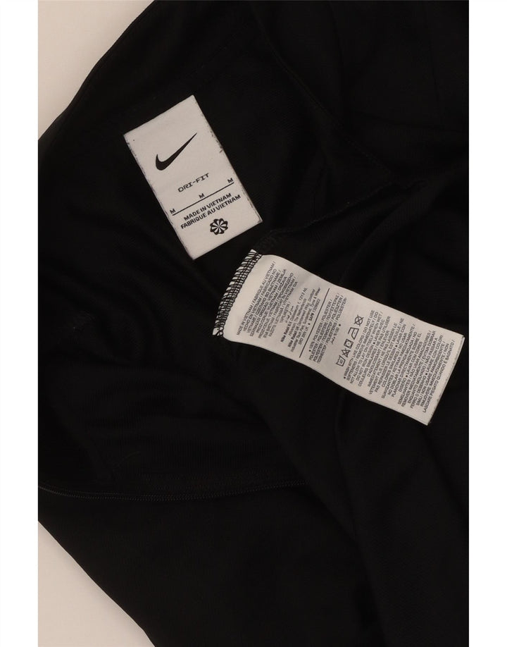 Nike Dame Dri Fit Træningsdragt Topjakke UK 12 Medium Sort Polyester