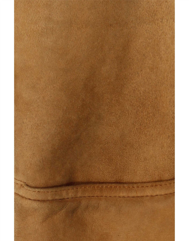 Morlands Dame Oversized Shearling Jacket EU 46 XL Beige Læder