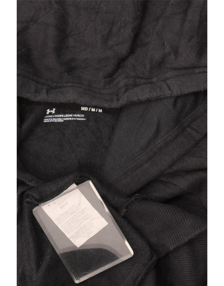 Under Armour Herre hættetrøje Jumper Medium Sort Bomuld