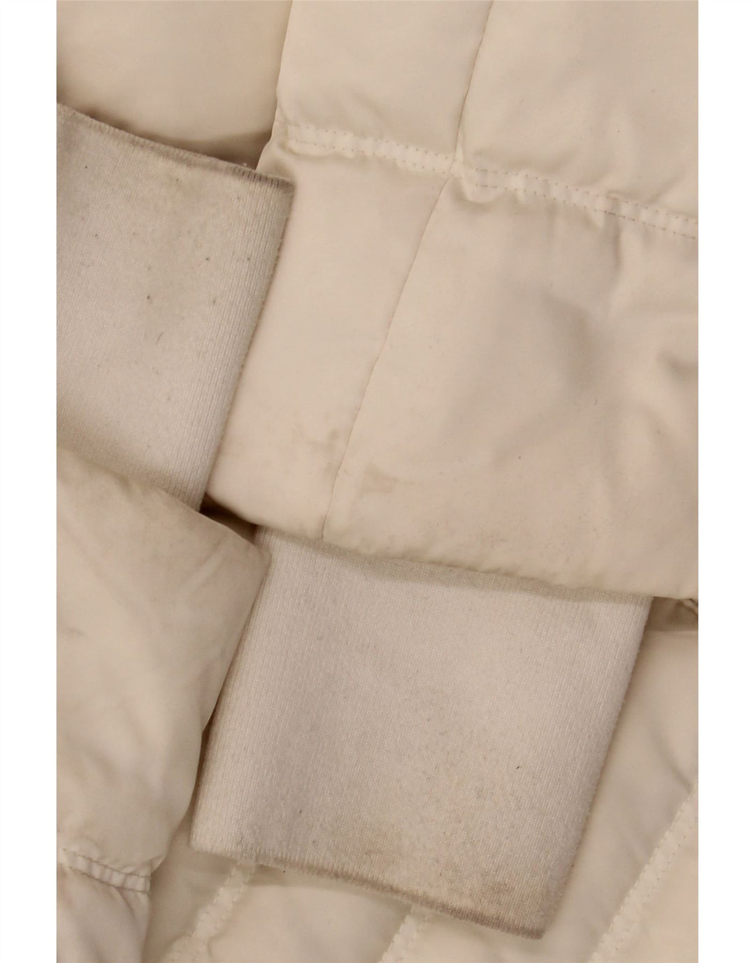 CALVIN KLEIN JEANS Dame Oversized polstret jakke UK 10 Small Off White