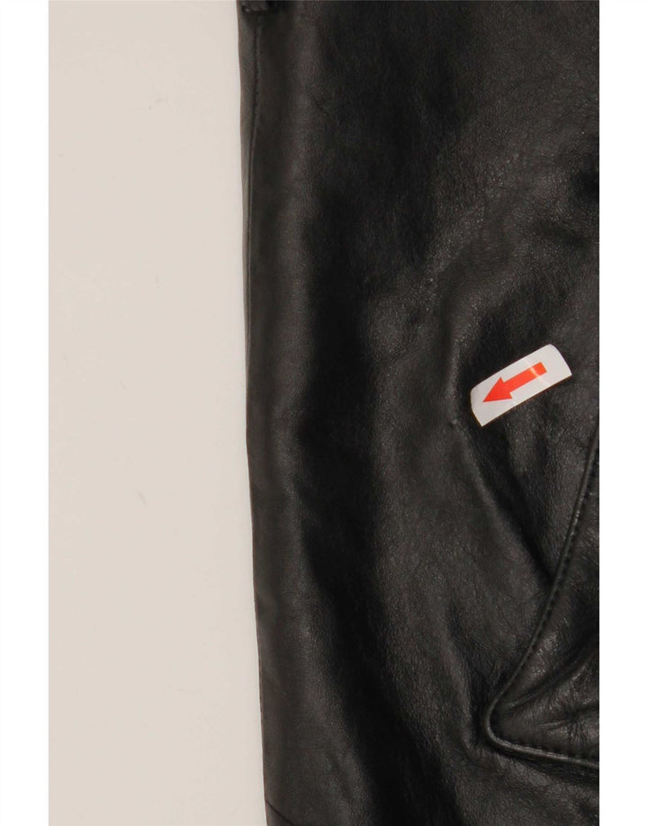 Vintage herre læderjakke UK 36 Small Black Colourblock