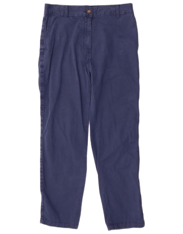 Marks & Spencer koniske Chinobukser til kvinder UK 10 Small W28 L27 Blå