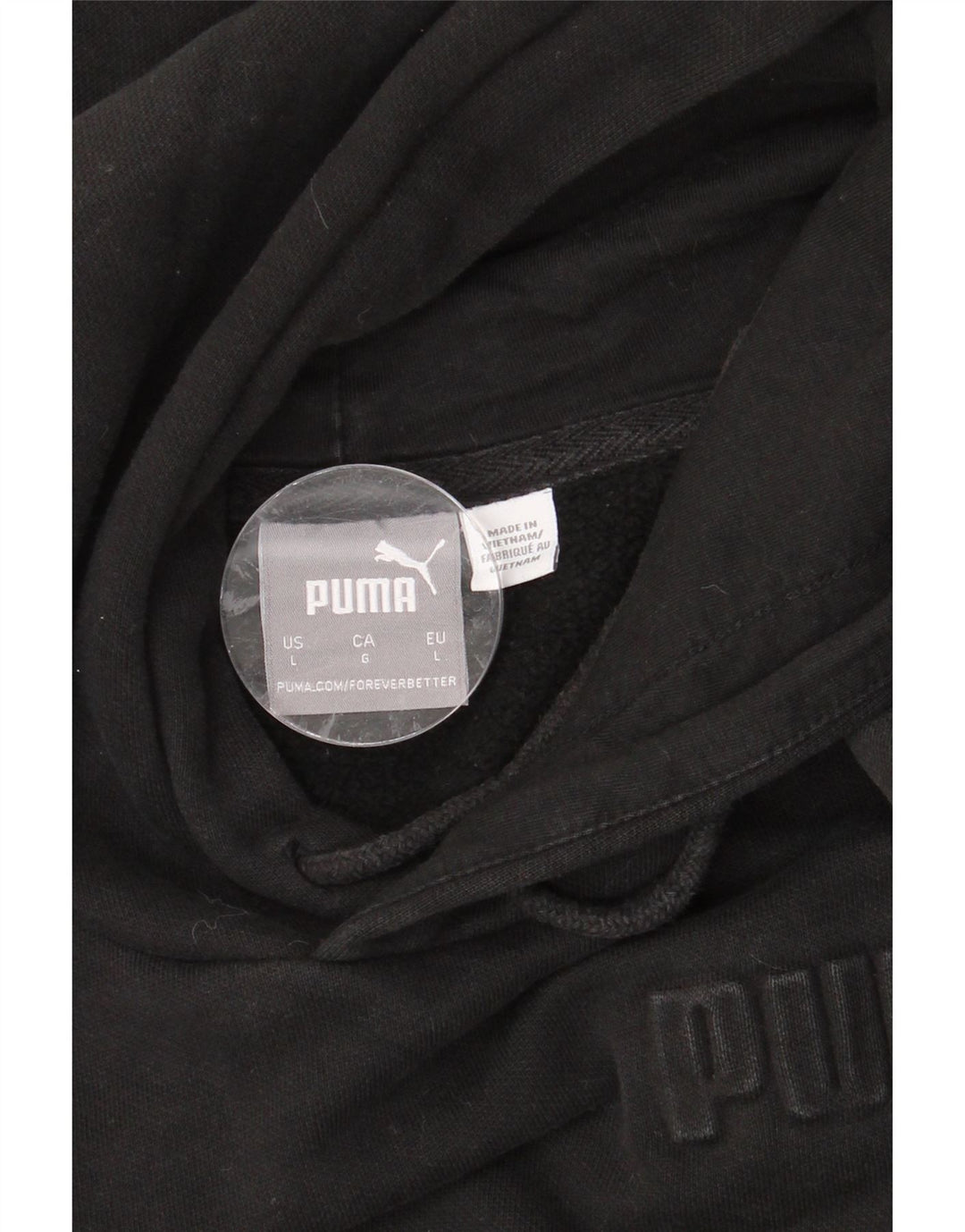 PUMA Oversized hættetrøje til kvinder DK 16 Large Sort
