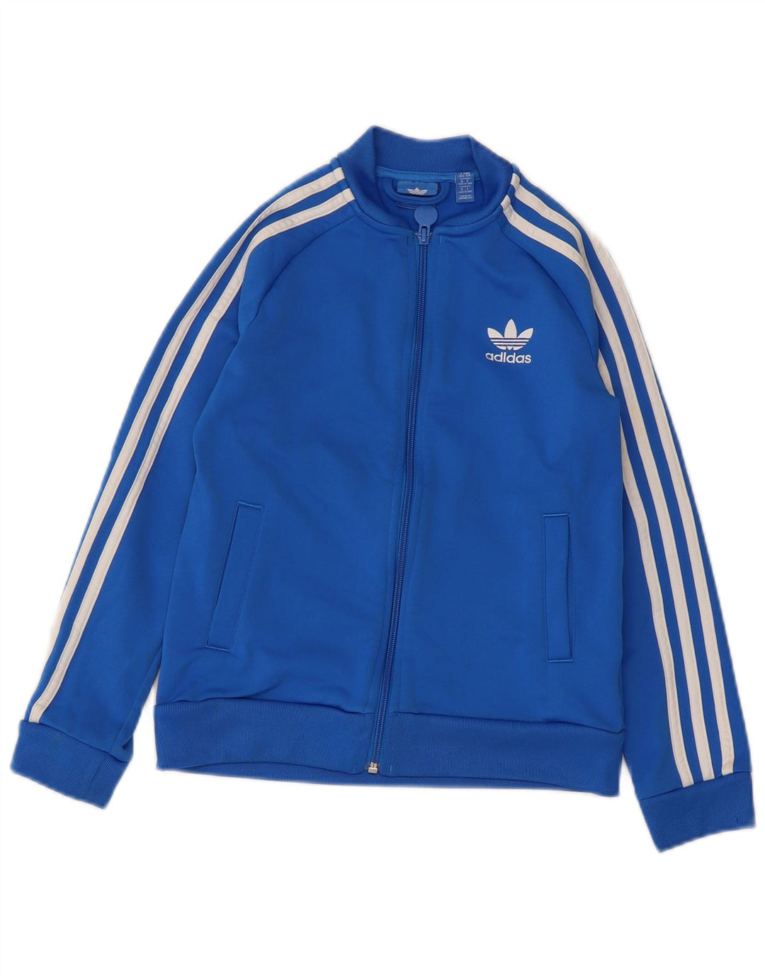 Adidas Drenge Træningsdragt Topjakke 9-10 År Blå Polyester