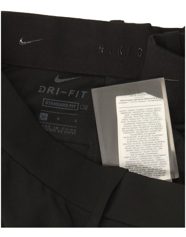 Nike Herre Dri Fit Standard Fit Chino Shorts W36 Large Black Polyester