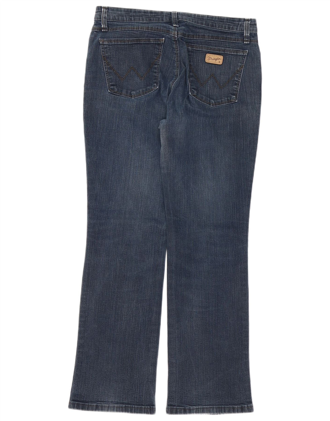 WRANGLER Dame Bootcut Jeans W32 L30 Blå Bomuld