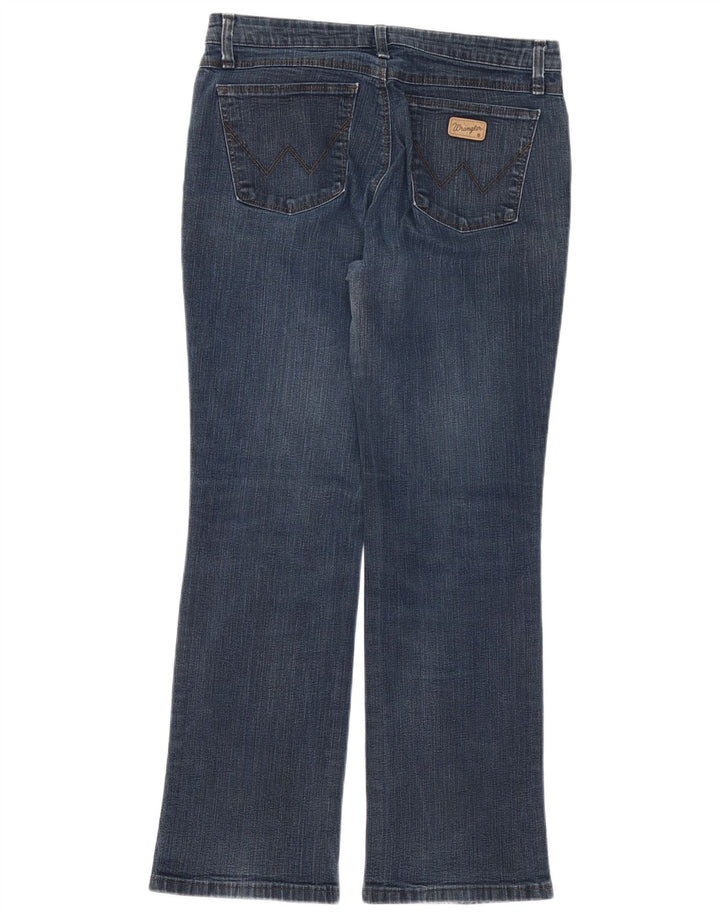 WRANGLER Dame Bootcut Jeans W32 L30 Blå Bomuld