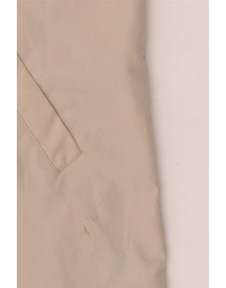 Armani Jeans Regnfrakke med hætte til mænd IT 52 XL Beige Polyester