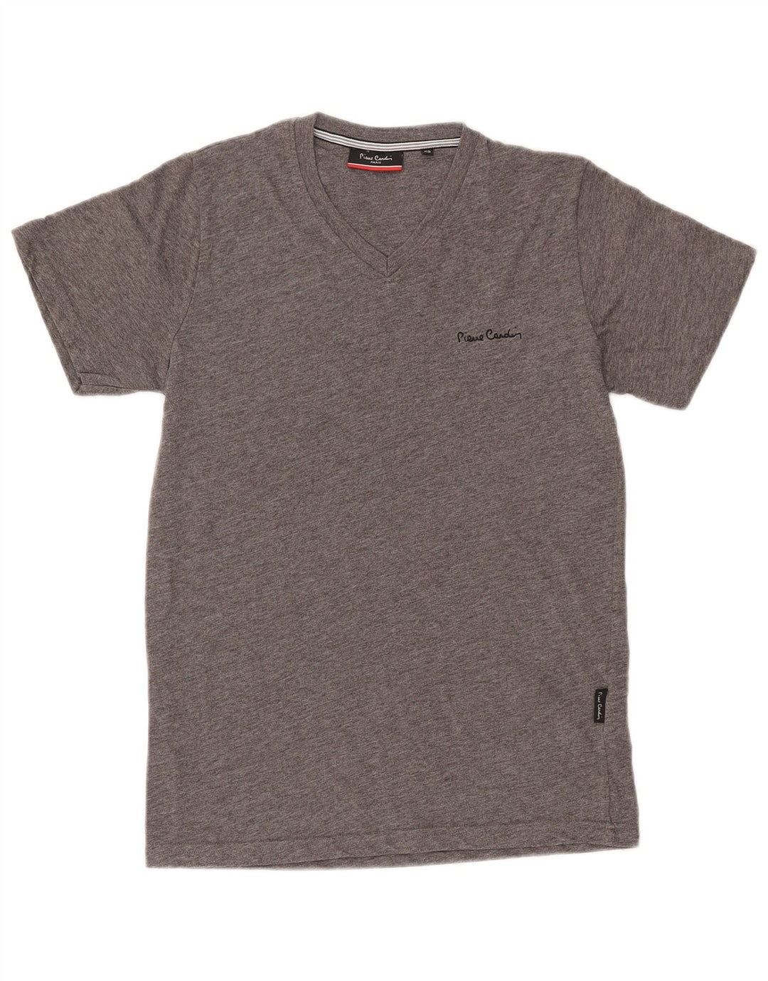 PIERRE CARDIN Herre T-Shirt Top XS Grå Polyester