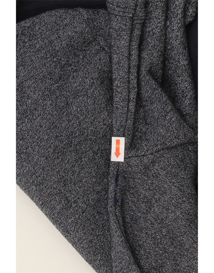 LOTTO Mens Tracksuit Top Jacket 2XL Navy Blue Flecked Cotton Vintage Lotto and Second-Hand Lotto from Messina Hembry 
