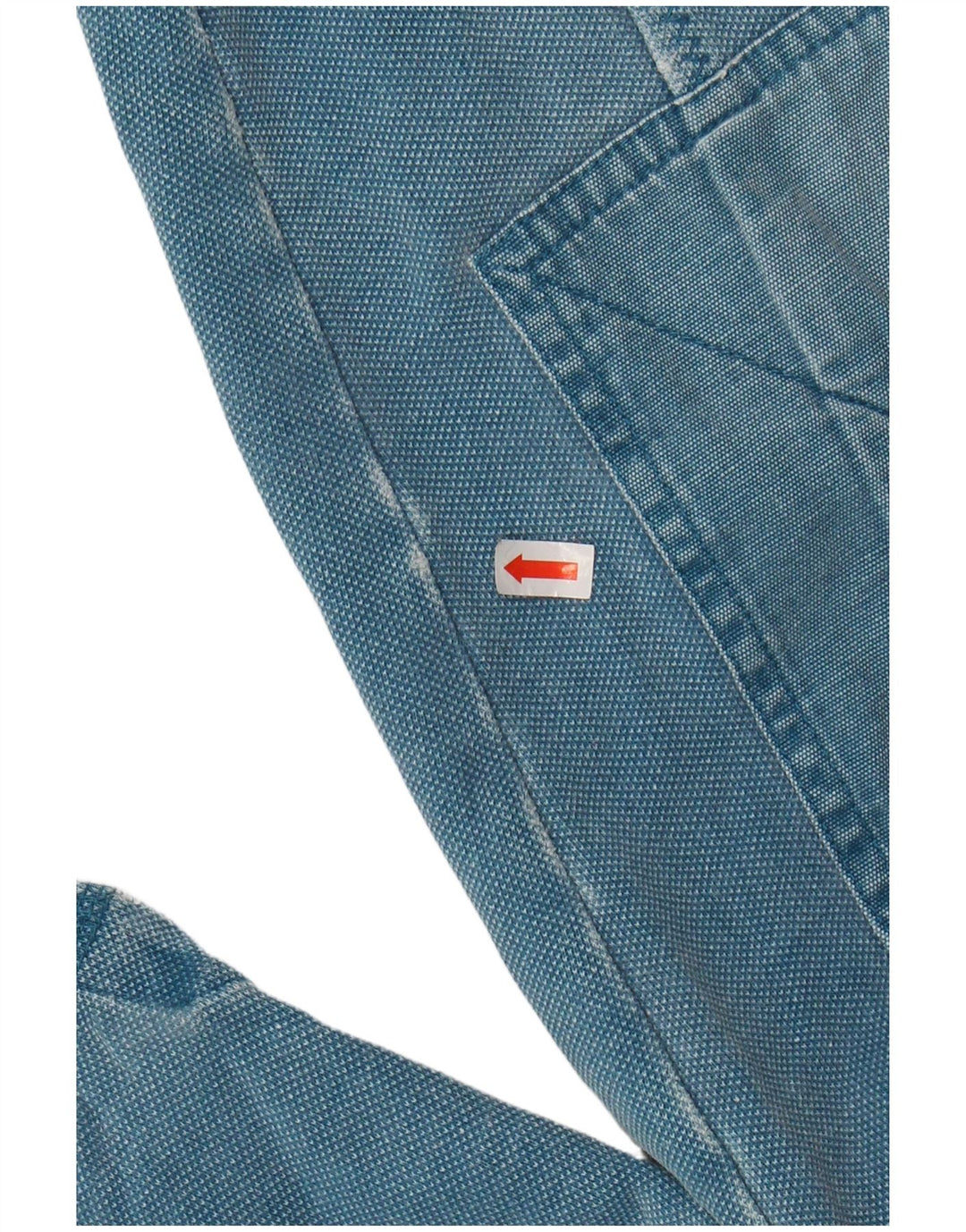 FED FACE Herre lynlås-hals sweatshirt jumper stor blå bomuld