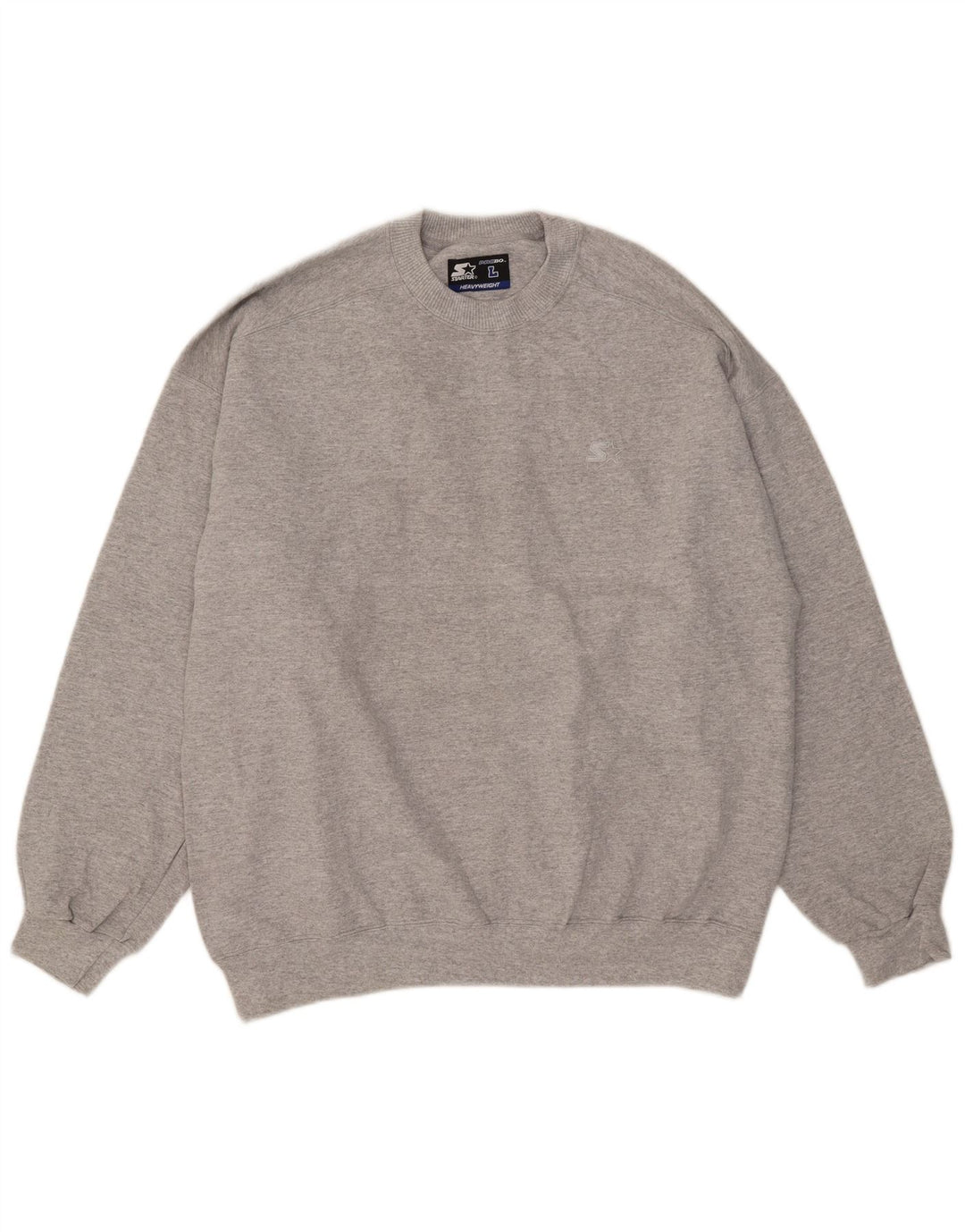 Starter Herre Crew Neck Jumper Sweater Large Grå Flecked