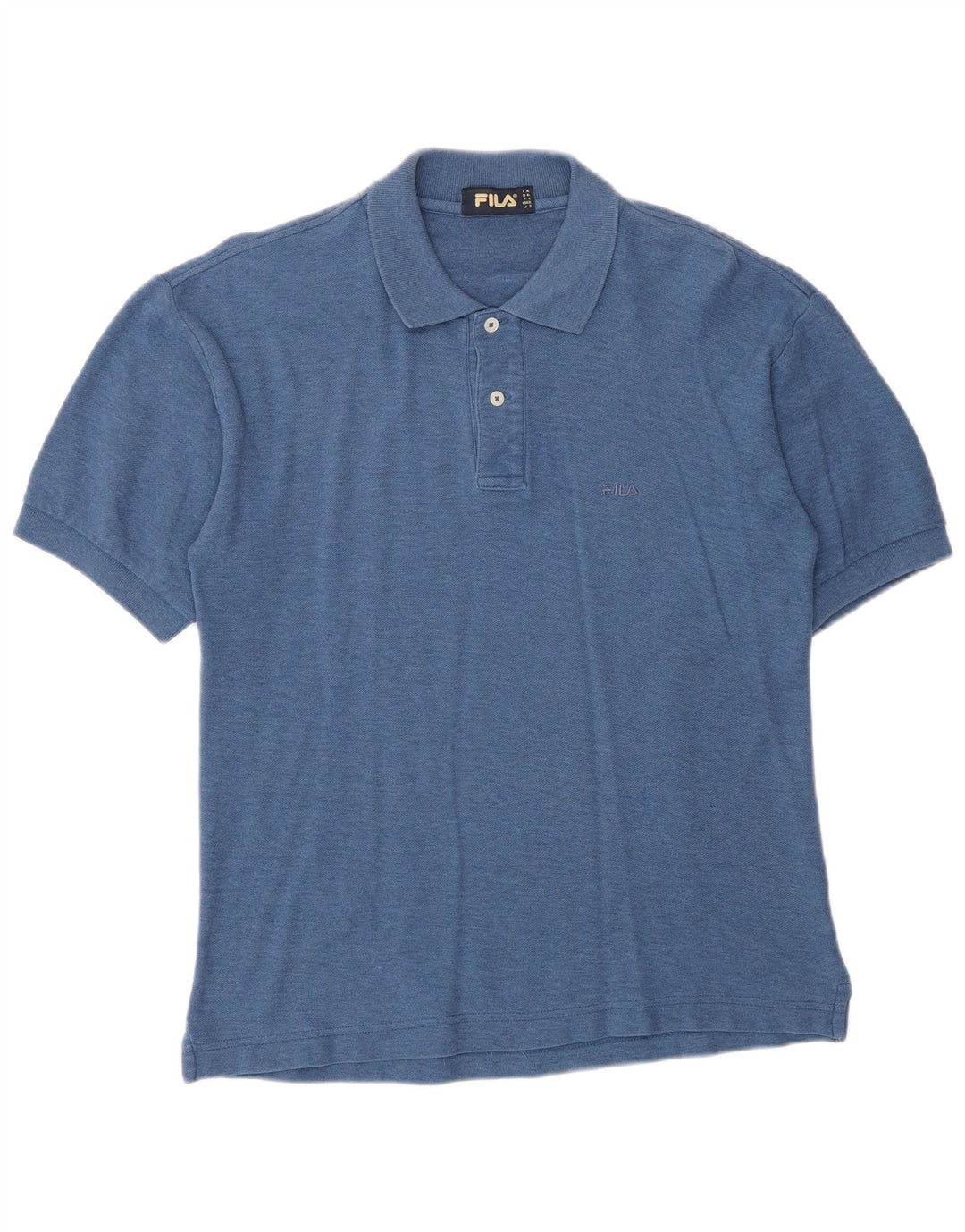 Fila Polo Shirt til mænd IT 44 XS Blå Bomuld