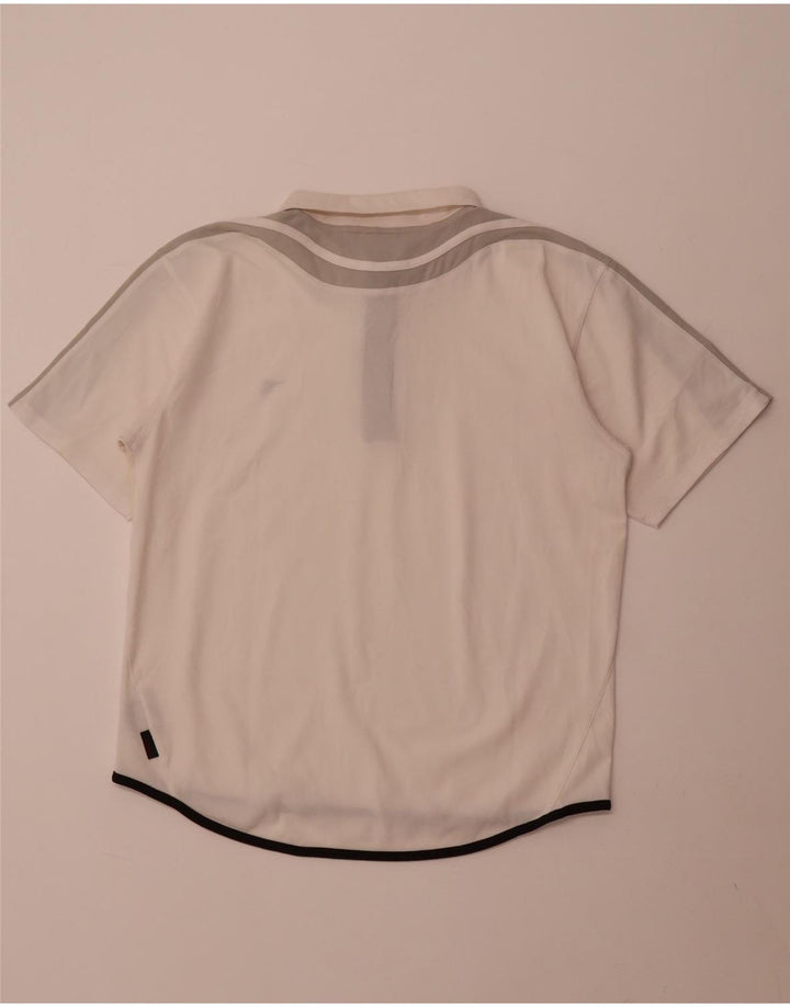 Diadora Polo Shirt til mænd Stor hvid Colourblock Polyester