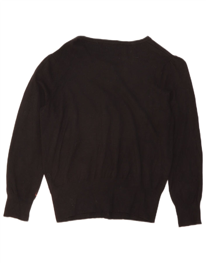 Marks & Spencer Dame Cardigan Sweater UK 14 Medium Black