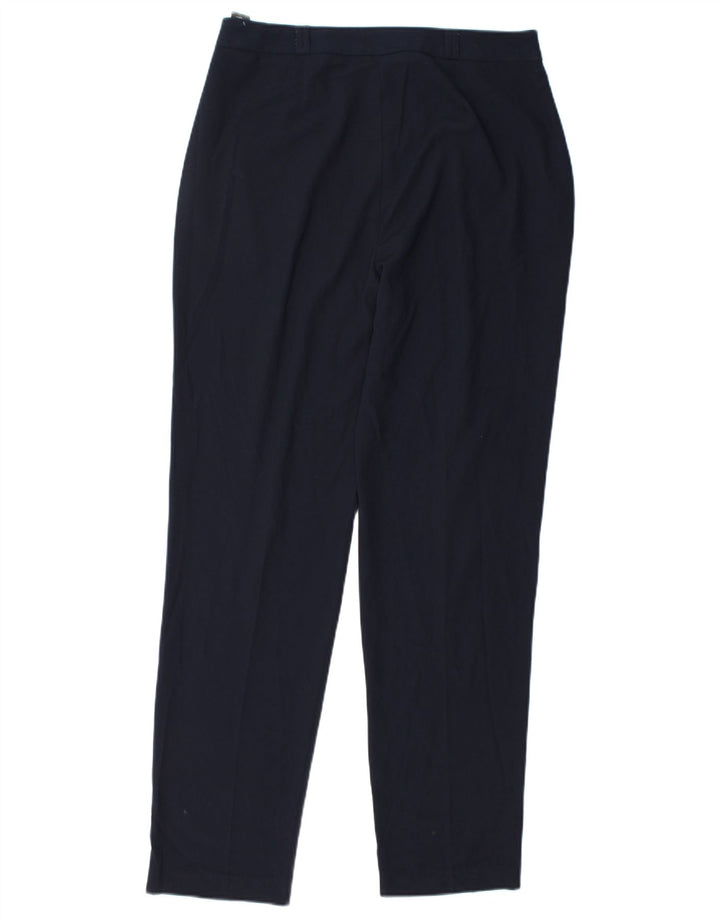 Marks & Spencer Dame Casual Bukser UK 12 Medium W31 L32 Navy Blue