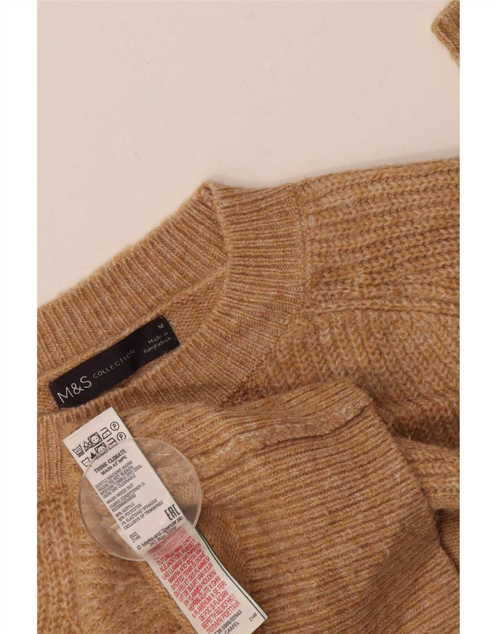 Marks & Spencer Dame sweater med rund hals DK 14 Medium Beige
