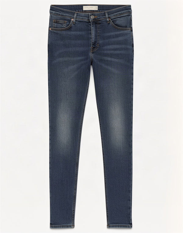 Topshop Dame Jamie Skinny Jeans W28 L28 Blå Bomuld
