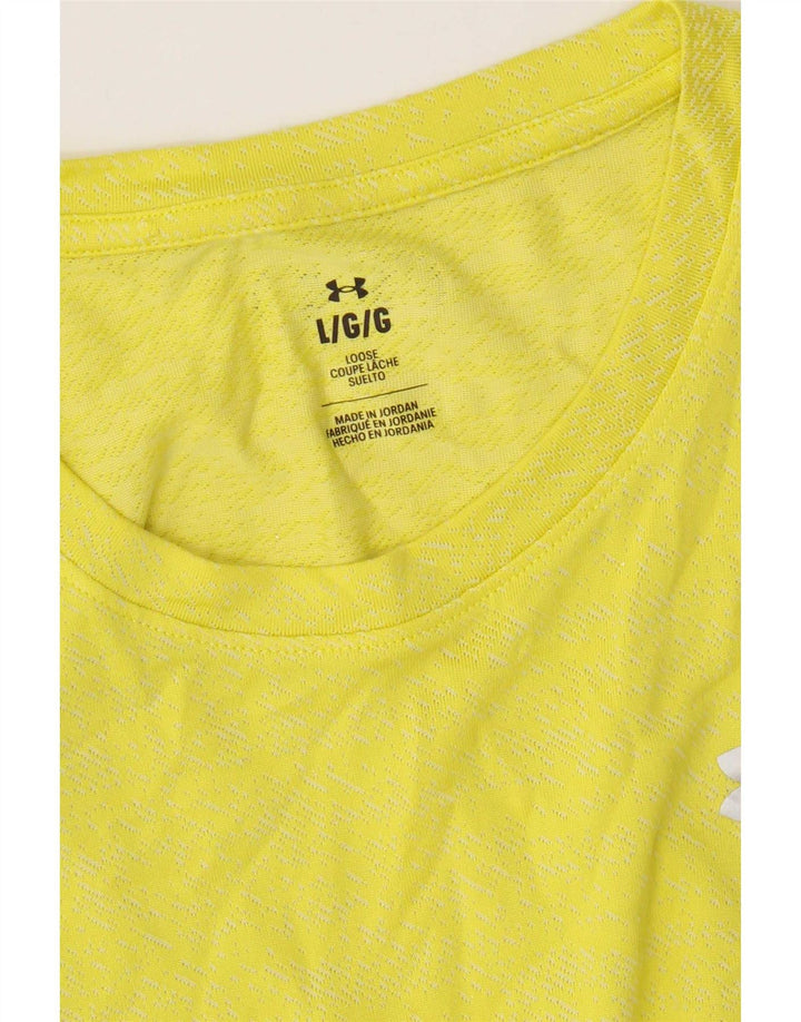 Under Armour Herre T-Shirt Top Stor Gul