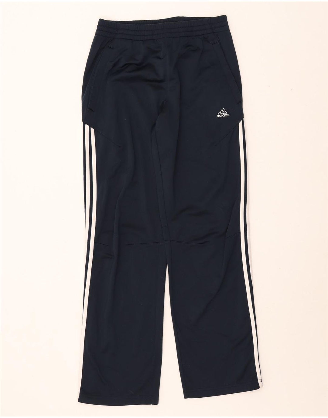 Adidas Træningsdragtsbukser til mænd UK 36/38 Small Navy Blue Polyester