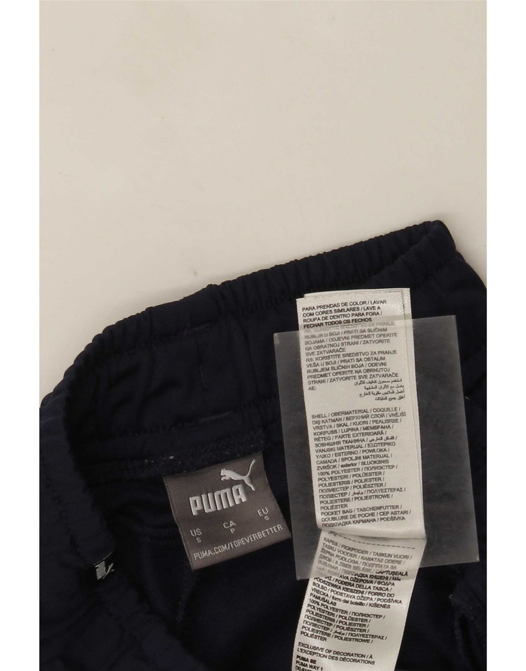 Puma Træningsdragt til mænd Joggers Små marineblå Colourblock Polyester