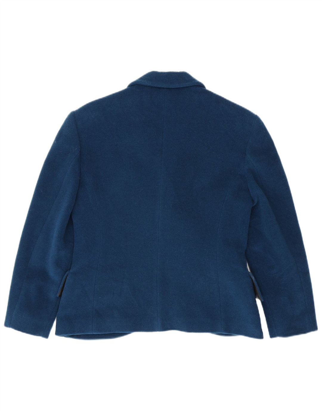 Vintage Dame Dobbeltradet Blazer Jacket IT 46 Large Navy Blue