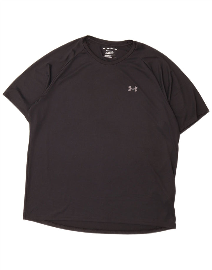 Under Armour Herre T-Shirt Top 2XL Sort Polyester