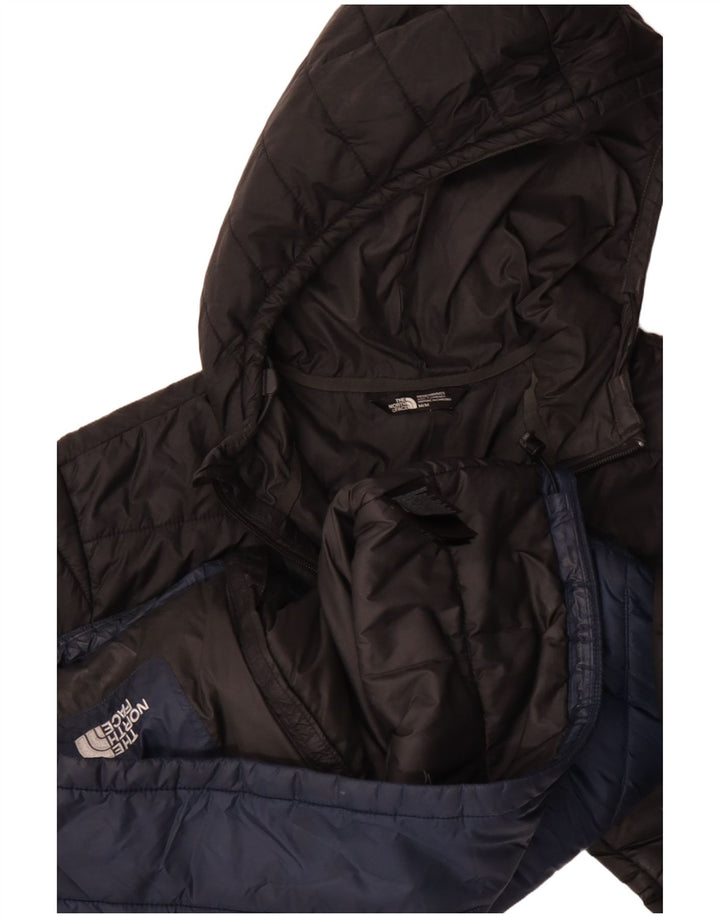The North Face Herre hættepolstret jakke UK 38 Medium Sort Polyester