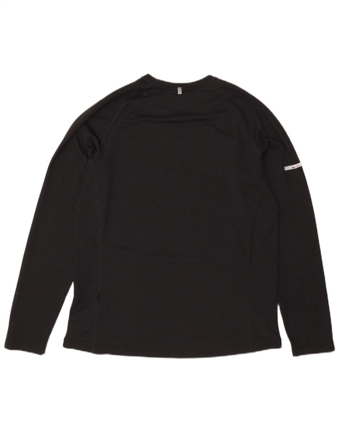 Nike Herre Dri Fit Top Langærmet Stor Sort Polyester