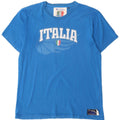 Champion Herre Italia Grafisk T-Shirt Top 2XL Blå