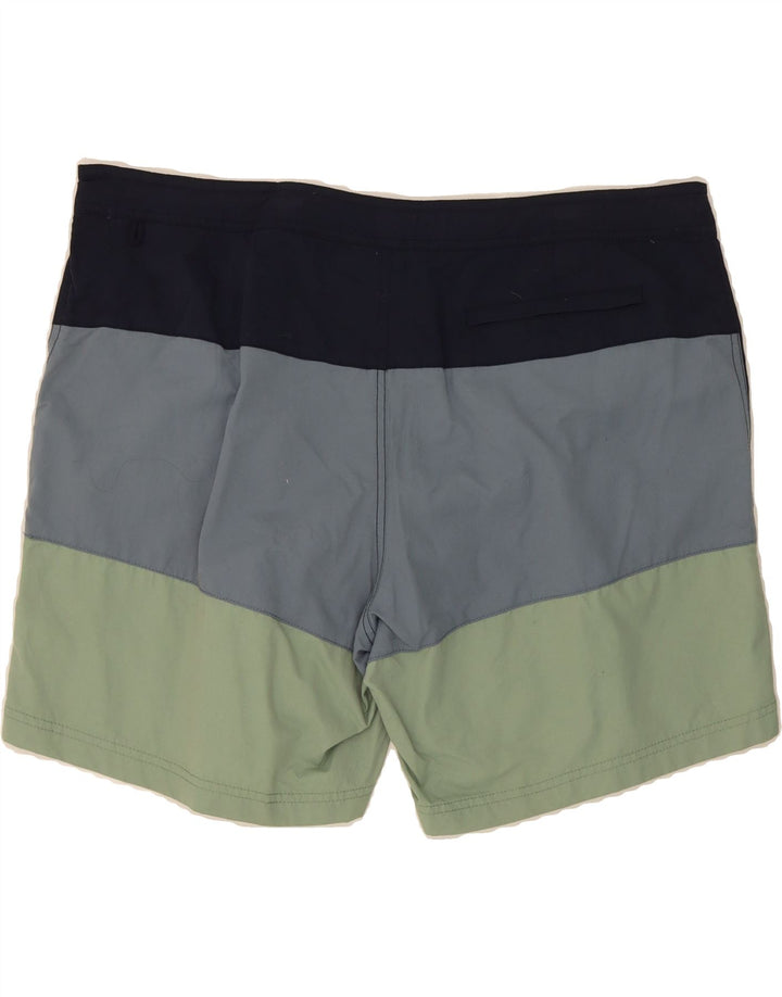 J. CREW Mens Swimming Shorts XL  Multicoloured Striped Polyester Vintage J. Crew and Second-Hand J. Crew from Messina Hembry 