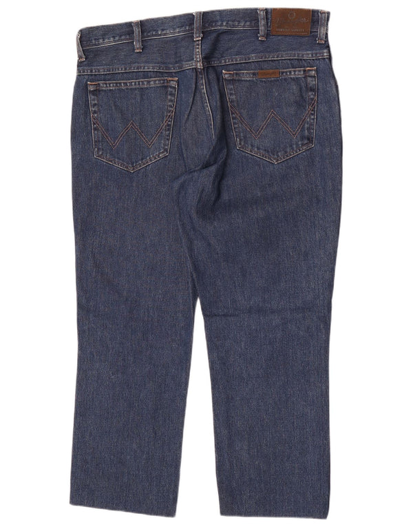 Wrangler Womens Regular Fit Cropped Jeans W38 L26 blå bomuld