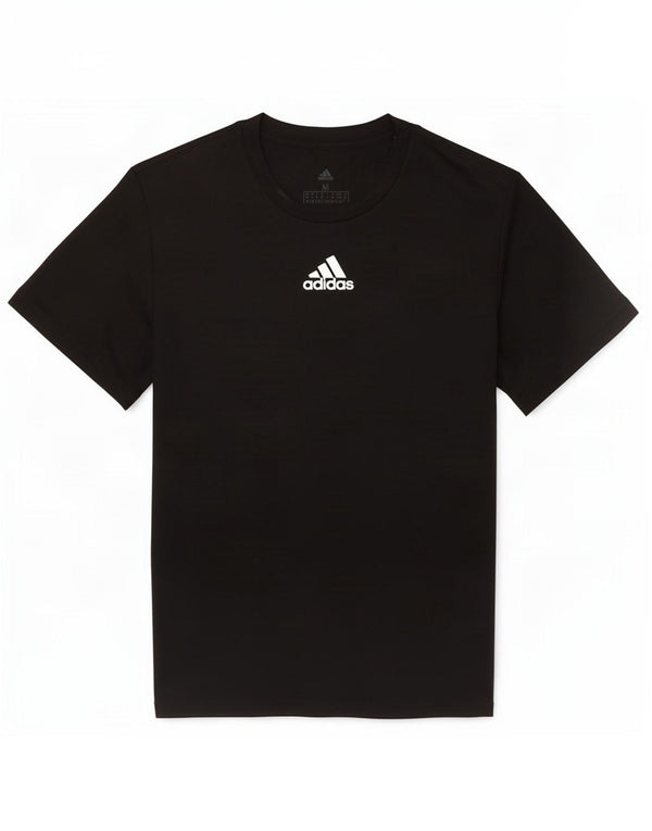 Adidas Aeroready Graphic T-Shirt Top UK 12/14 Medium Sort