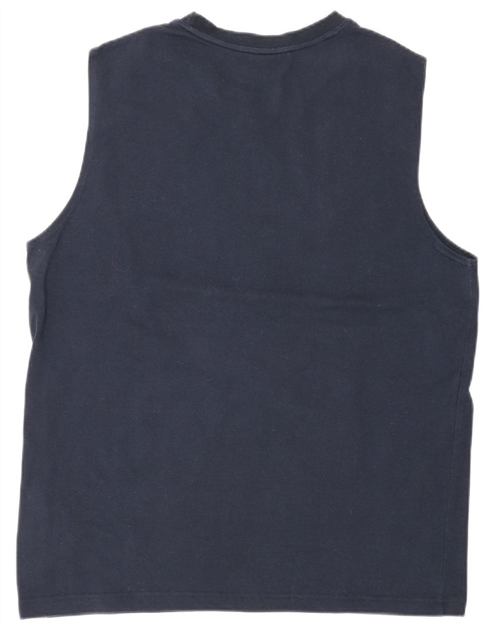 Converse Herre Chuck Taylor Grafisk Vest Top Stor Marineblå Bomuld