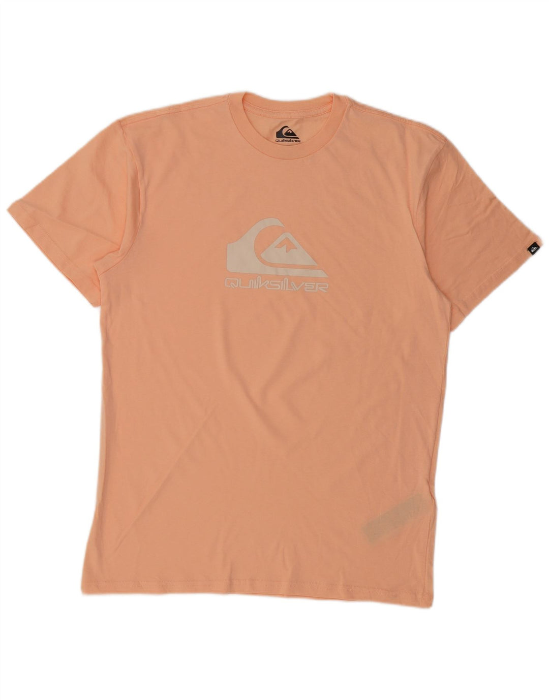 QUIKSILVER Herre Regular Fit grafisk T-shirt Top Medium Pink Bomuld