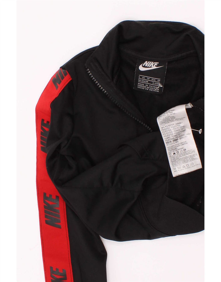 Nike drenge grafisk træningsdragt topjakke 3-4 år XS Sort Colourblock