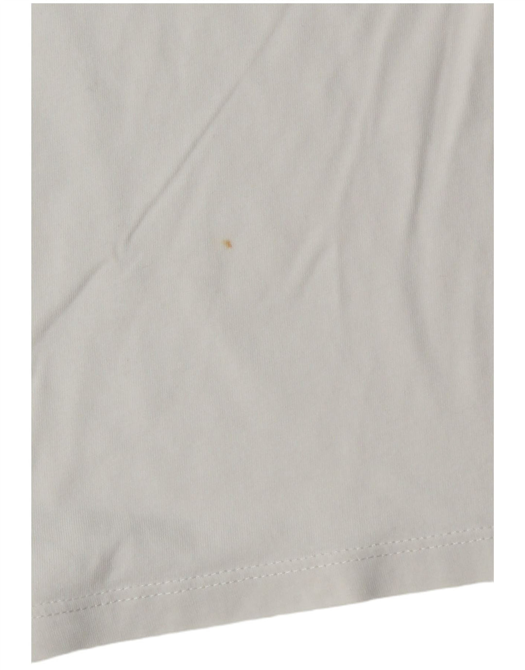 Zara Grafisk T-Shirt Top UK 14 Medium Hvid Bomuld