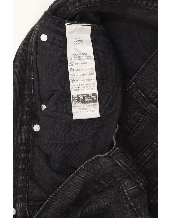LEVI'S Womens 511 Slim Jeans W38 L30 Black Cotton Vintage Levi's and Second-Hand Levi's from Messina Hembry 
